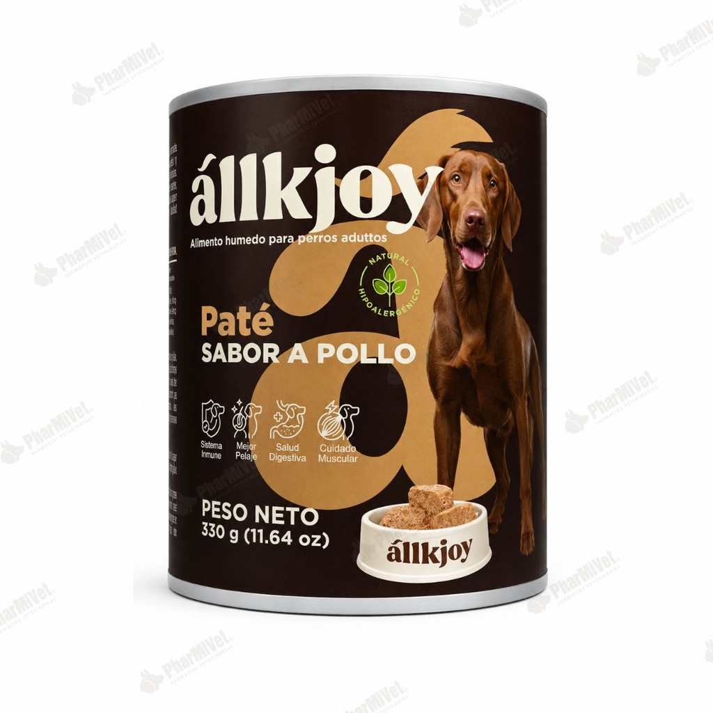 ALLKJOY PATE SABOR A POLLO X 330 GR