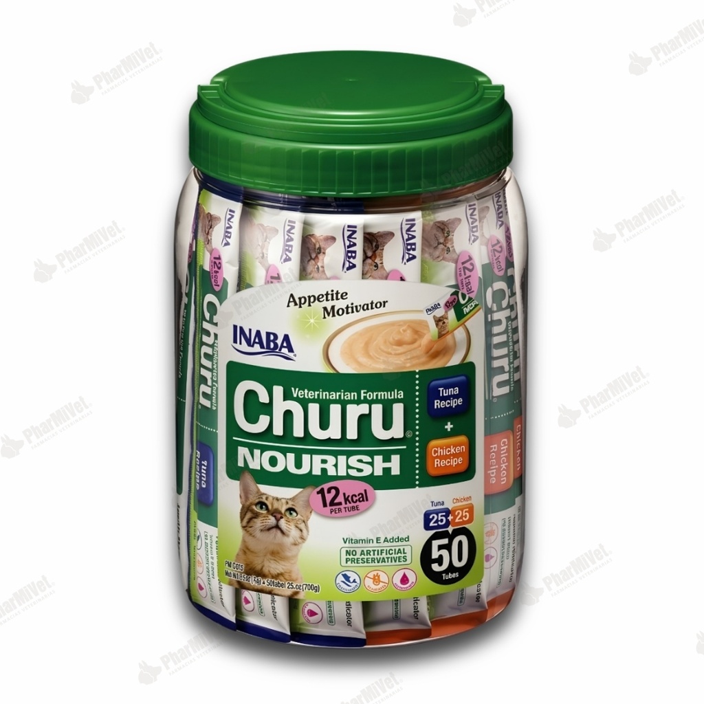 CHURU VET NOURISH ATUN Y POLLO (FRASCO X 50 UND)