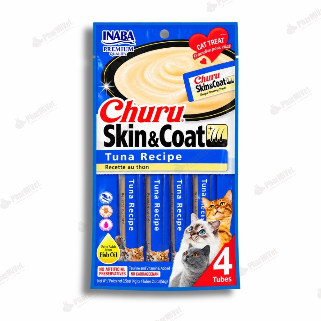 CHURU SKIN &amp; COAT ATUN X 4 UND