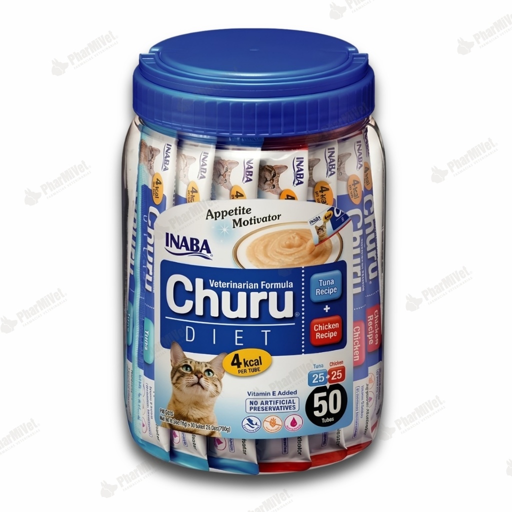 CHURU VET DIET ATUN Y POLLO (FRASCO X 50 UND)
