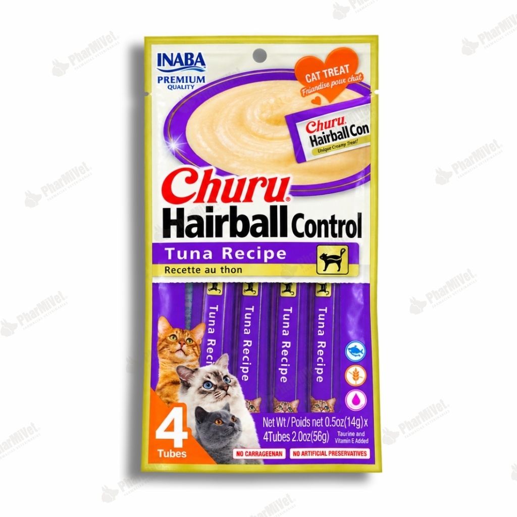 CHURU CONTROL DE BOLA DE PELOS ATUN X 4 UND