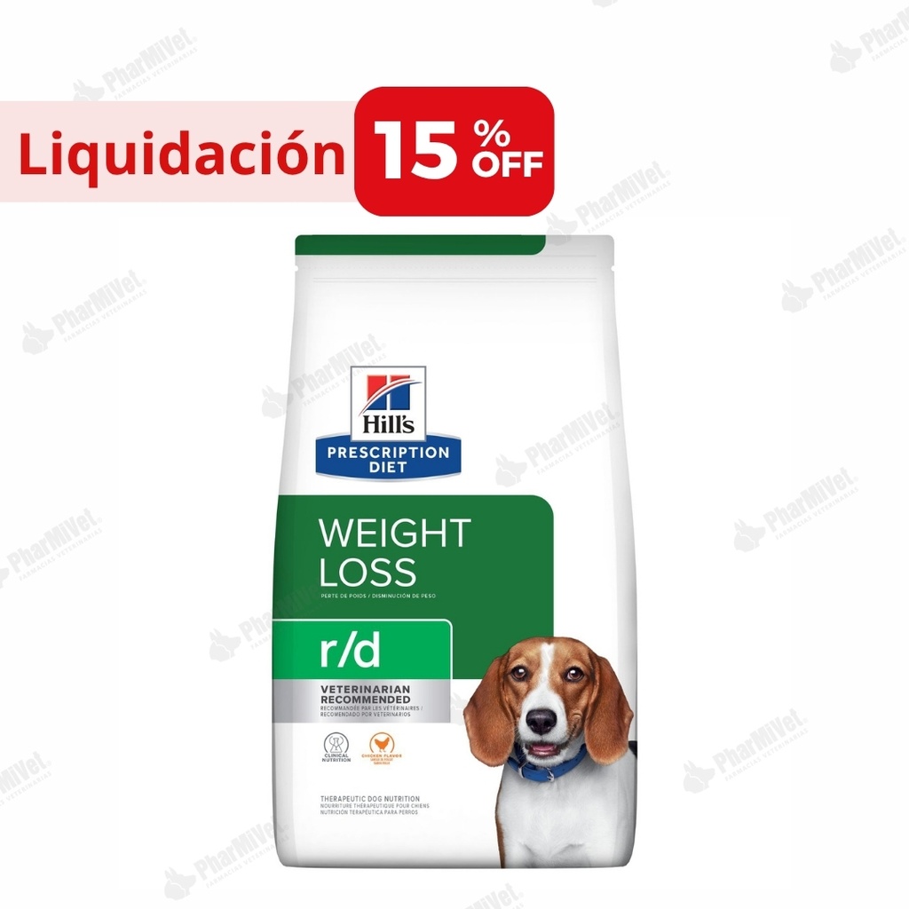 LIQUIDACIÓN: HILL'S CANINE R/D DRY X 3.85 KG