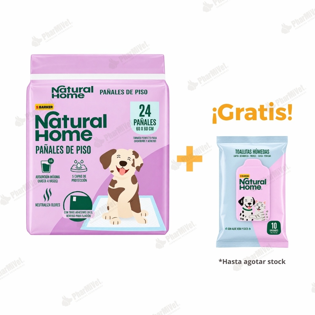 BARKER PAÑALES DE PISO X 24 UND