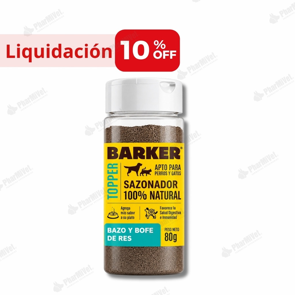LIQUIDACIÓN: SAZONADOR BARKER BAZO Y BOFE X 80 GR
