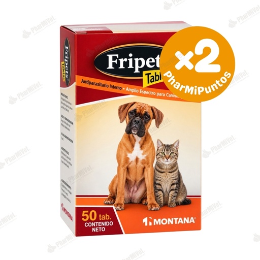 [81010103005] DESPARASITANTE FRIPETS X 50 TAB