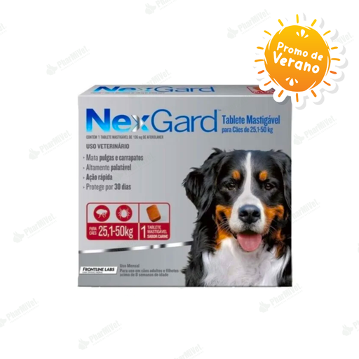 [8240903002] NEX GARD 136 MG DE 25 - 50 KG X 1 TAB