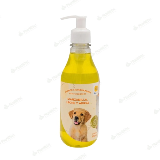 [8411501005] SHAMPOO PET LINE MANZANILLA LECHE Y ARROZ X 330ML