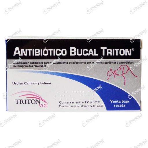 [81020501003] ANTIBIOTICO BUCAL TRITON X 20 TAB