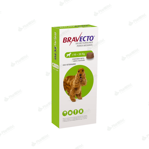 [81010101037] BRAVECTO 10 - 20 KG
