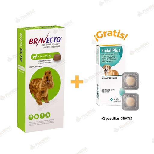[81010101037] BRAVECTO 10 - 20 KG