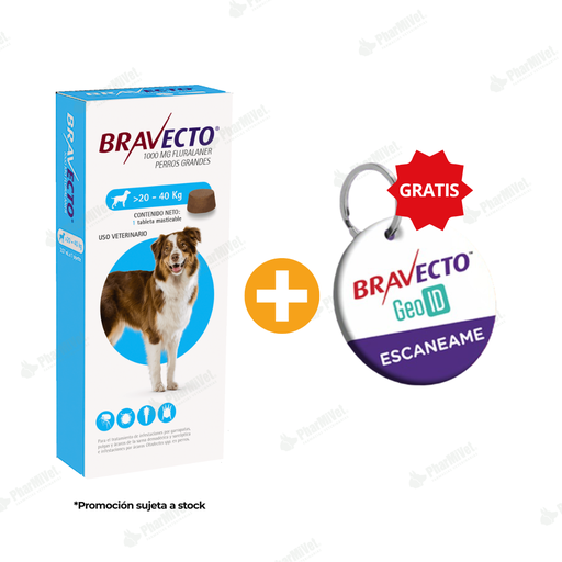 [81010101044] BRAVECTO 20 - 40 KG