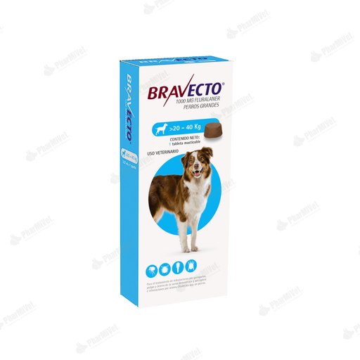 [81010101044] BRAVECTO 20 - 40 KG