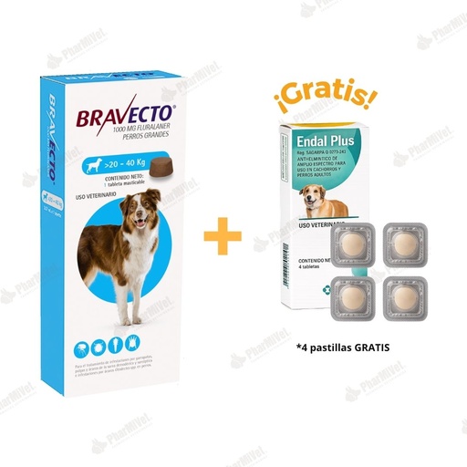 [81010101044] BRAVECTO 20 - 40 KG