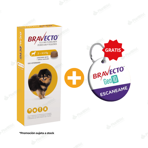 [81010101045] BRAVECTO 2 - 4.5 KG