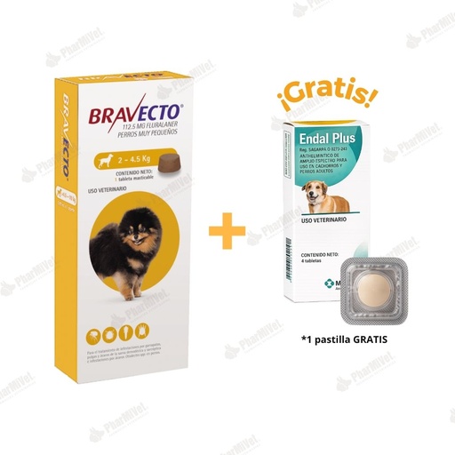 [81010101045] BRAVECTO 2 - 4.5 KG