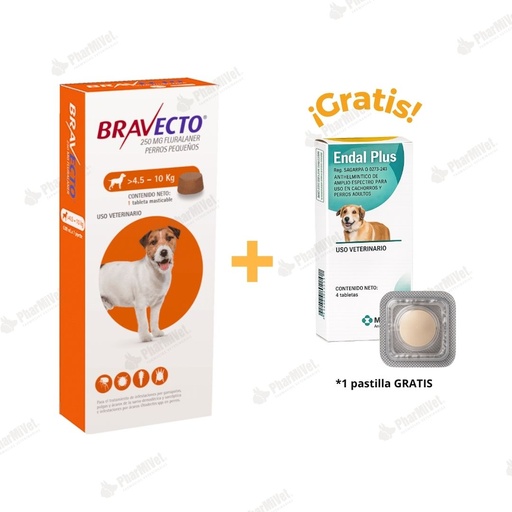 [81010101047] BRAVECTO 4.5 - 10 KG