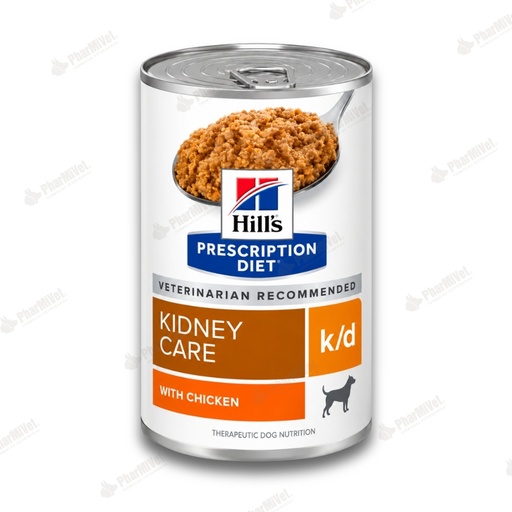 [81040301042] HILL'S PD CANINE K/D POLLO 13 OZ - CUIDADO DE RIÑÓN 368.54 GR