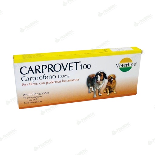 [8400104011] CARPROVET 100 MG X 20 TAB