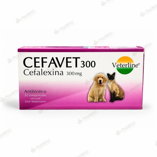 [81020303107] CEFAVET 300 MG X 32 TAB