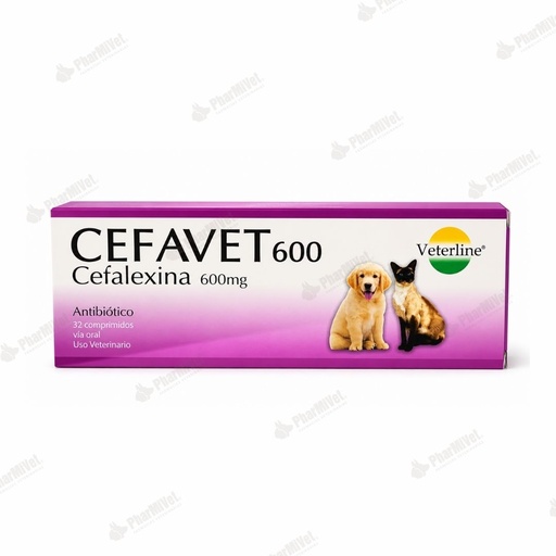 [81020303109] CEFAVET 600 MG X 32 TAB