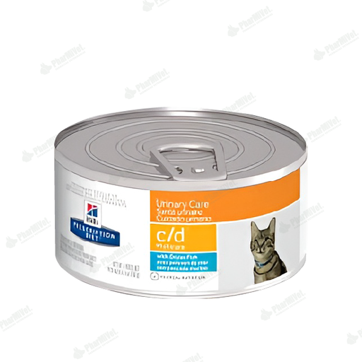 [8P040301028] HILL'S FELINE C/D MULTICARE SEAFOOD 5.5 OZ X 156 GR