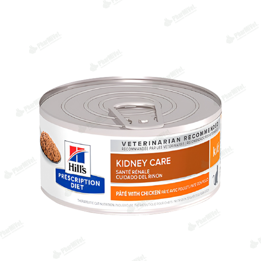 [81040301051] HILL'S PD FELINE K/D 5.5 OZ - CUIDADO DE RIÑÓN X 156 GR