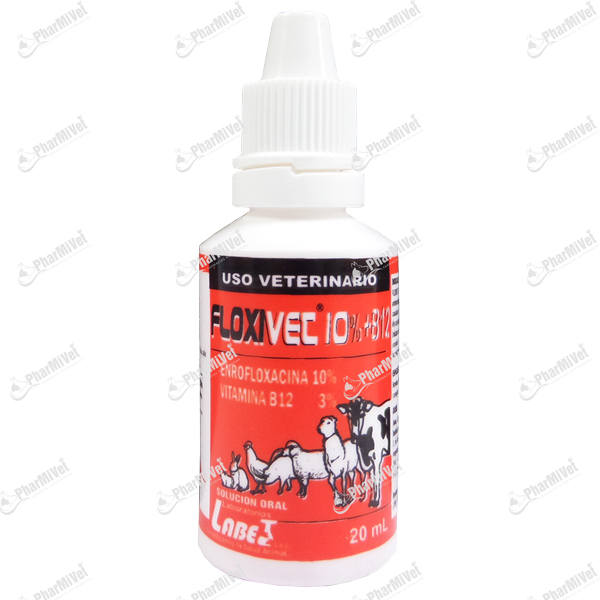 [81020303143] FLOXIVET 10%+VIT B12 X 20 ML