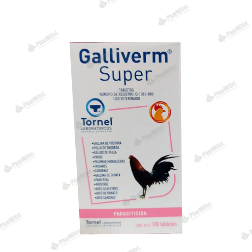 [81010101060] GALLIVERM SUPER X 100 TAB.
