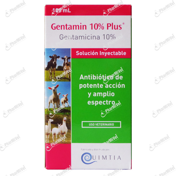 [81020303144] GENTAMIN 10% PLUS INY. X 100 ML