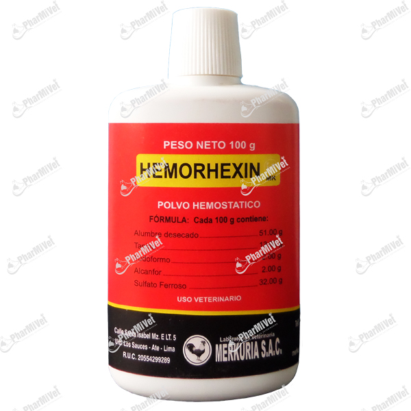 [8P010202016] HEMORHEXIN X 100 GR