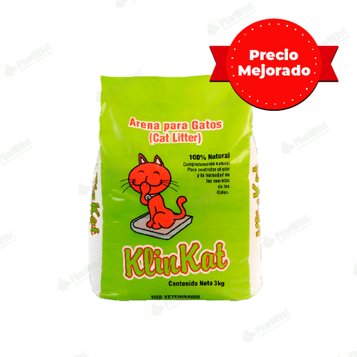 [81050101004] ARENA DE GATO KLIN KAT X 3 KG