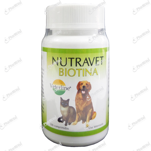 [81010413010] NUTRAVET (BIOTINA) X 100 TAB