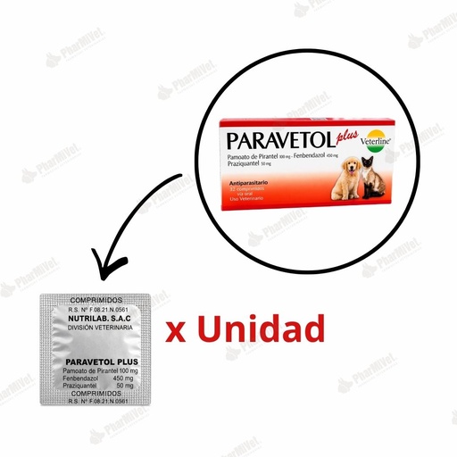 [82010103007] DESPARASITANTE PARAVETOL PLUS X UND