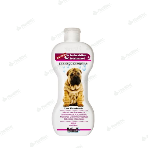 [8191502003] SHAMPOO CLORHEXIDINA + CLOTRIMAZOL VETLINEX X 300 ML