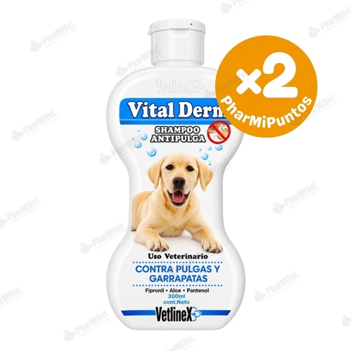 [81050405049] SHAMPOO VITAL-DERM VETLINEX X 300 ML