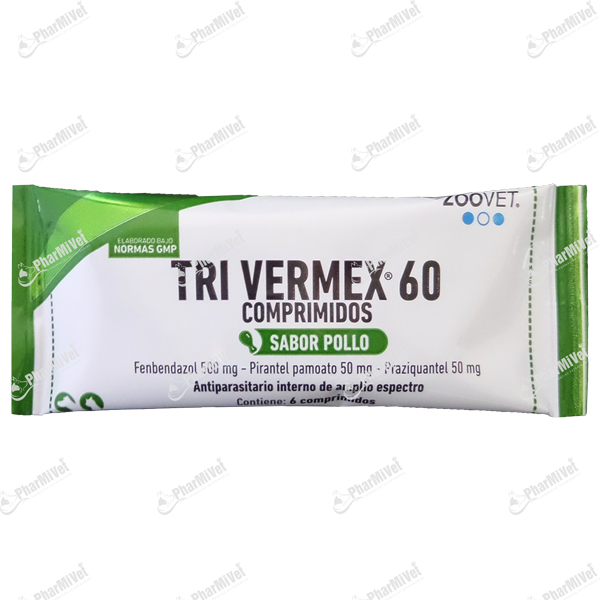 [82010103010] DESPARASITANTE TRIVERMEX COMPRIMIDOS X UND