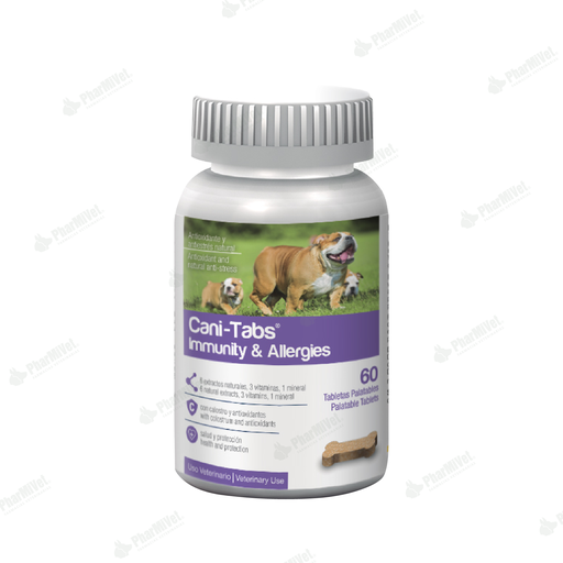 [81010412002] CANI-TABS INMUNITY Y ALLERGIES X 60 TAB