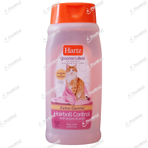 [8P050405082] SHAMPOO HARTZ GROOMERS BEST HAIRBALL CONTROL CATS X 444 ML