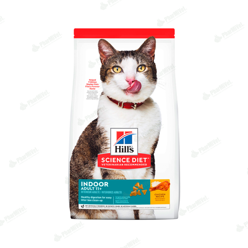 [8240301026] HILL'S SD FELINE INDOOR ADULT 11+ CHICKEN X 1.6 KG