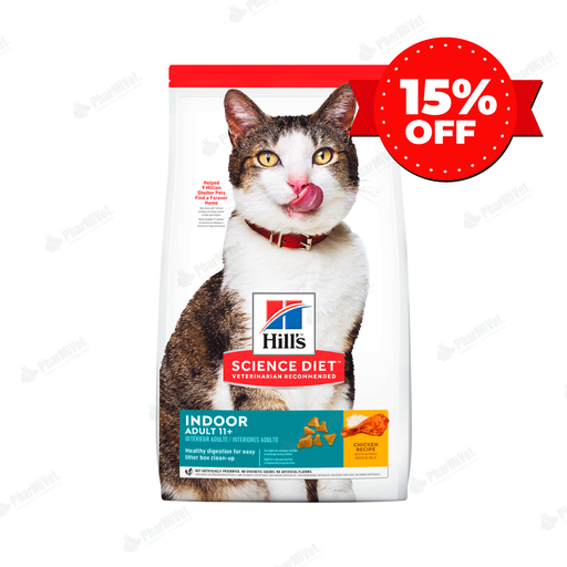 [8240301026] HILL'S SD FELINE INDOOR ADULT 11+ CHICKEN X 1.6 KG