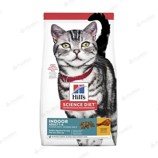 [8240301030] HILL'S SD FELINE INDOOR ADULT 1-6 CHICKEN X 1.58 KG