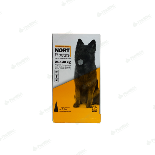 [81010101220] NORT PIPETA CANINO (6 ML) 21 A 40 KG