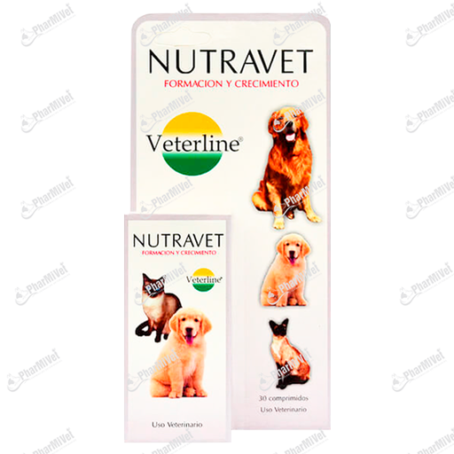[81010405022] NUTRAVET FORMACION Y CRECIMIENTO X 30 TAB