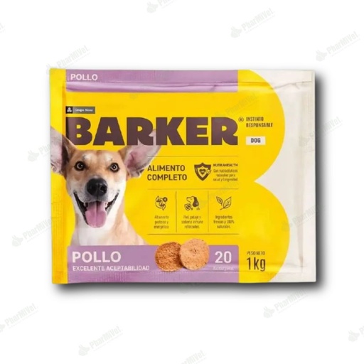 [81040101009] BARKER POLLO (1KG) X 20 HAMBURGUESAS