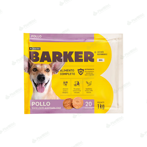 [8P040101009] BARKER POLLO (1KG) X 20 HAMBURGUESAS