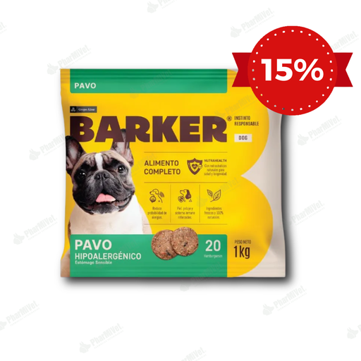 [81040101005] BARKER HAMBURGUESA PAVO (1KG) X 20 UND