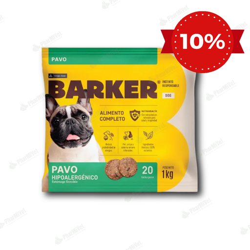 [81040101005] BARKER HAMBURGUESA PAVO (1KG) X 20 UND