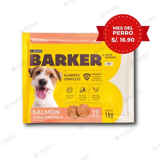 [81040101007] BARKER HAMBURGUESA SALMON (1 KG) X 20 UND