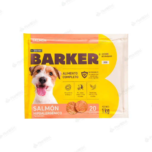 [8680306018] BARKER HAMBURGUESA SALMON (1 KG) X 20 UND