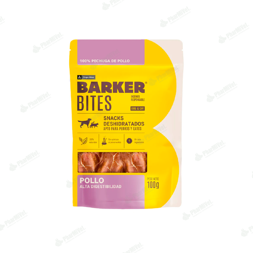[8680304020] BARKER BITES POLLO X 100 GR
